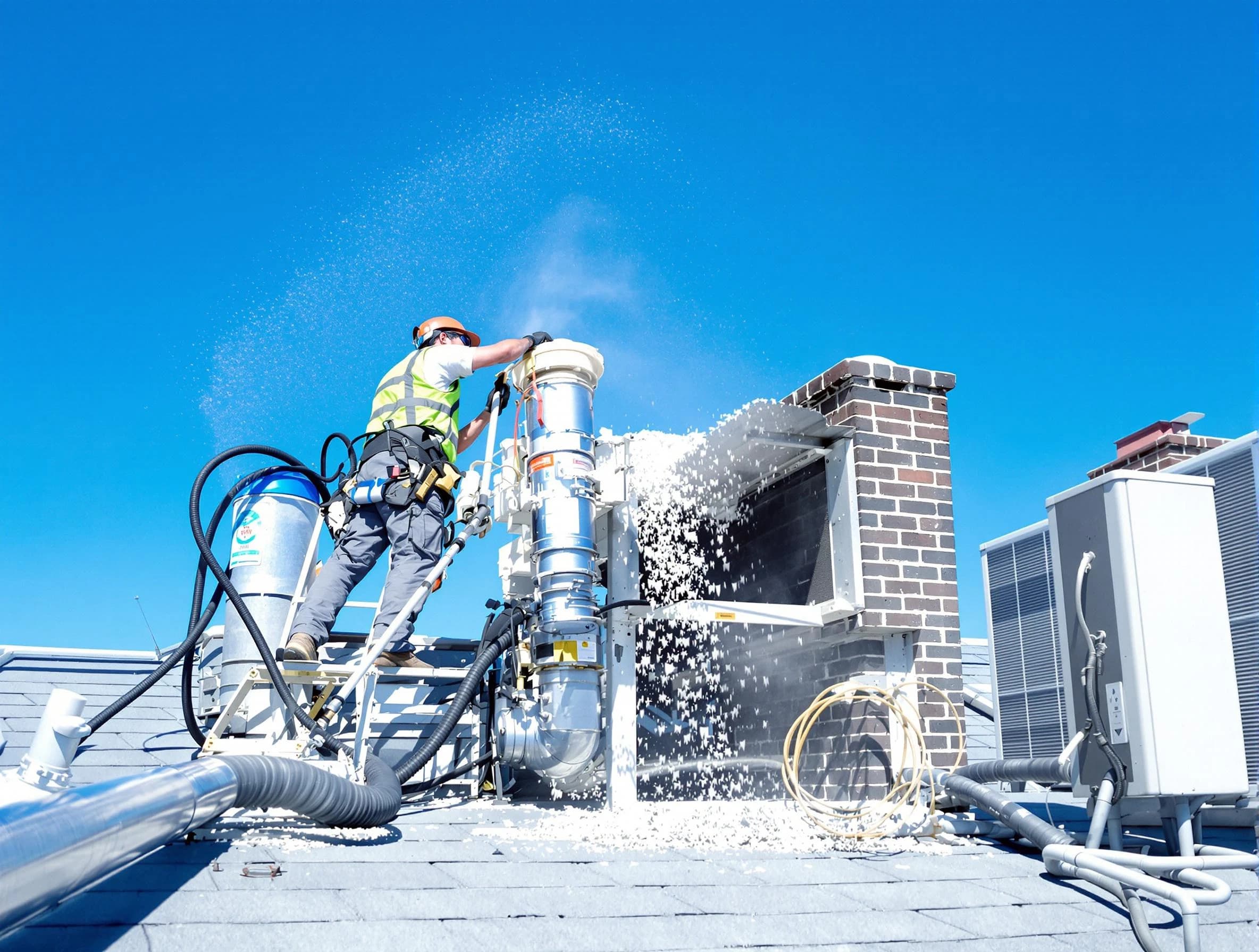 Expert roof dryer vent cleaning by Mansfield Dryer Vent Cleaning in Mansfield