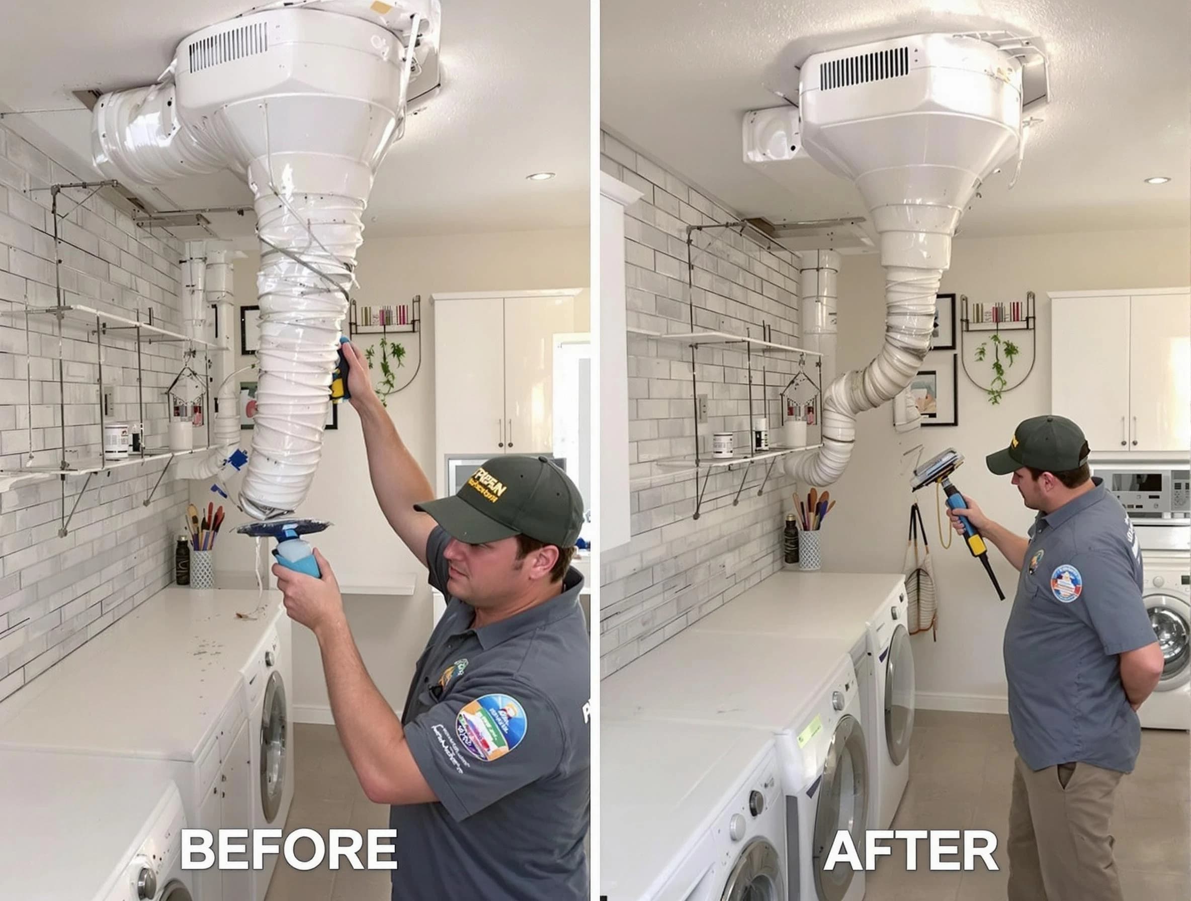 Professional dryer exhaust vent cleaning by Mansfield Dryer Vent Cleaning in Mansfield