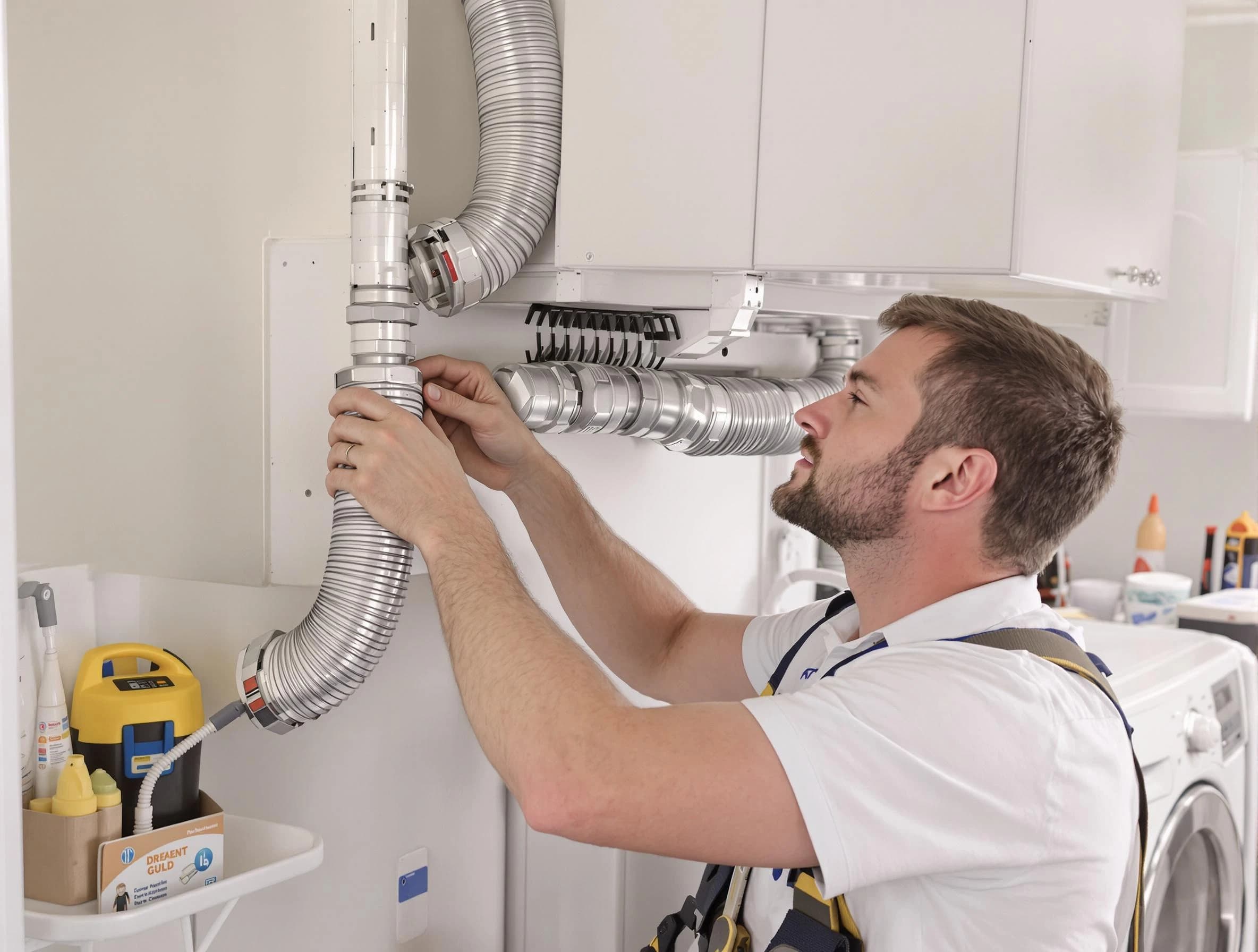 Professional dryer vent repair and installation by Mansfield Dryer Vent Cleaning in Mansfield