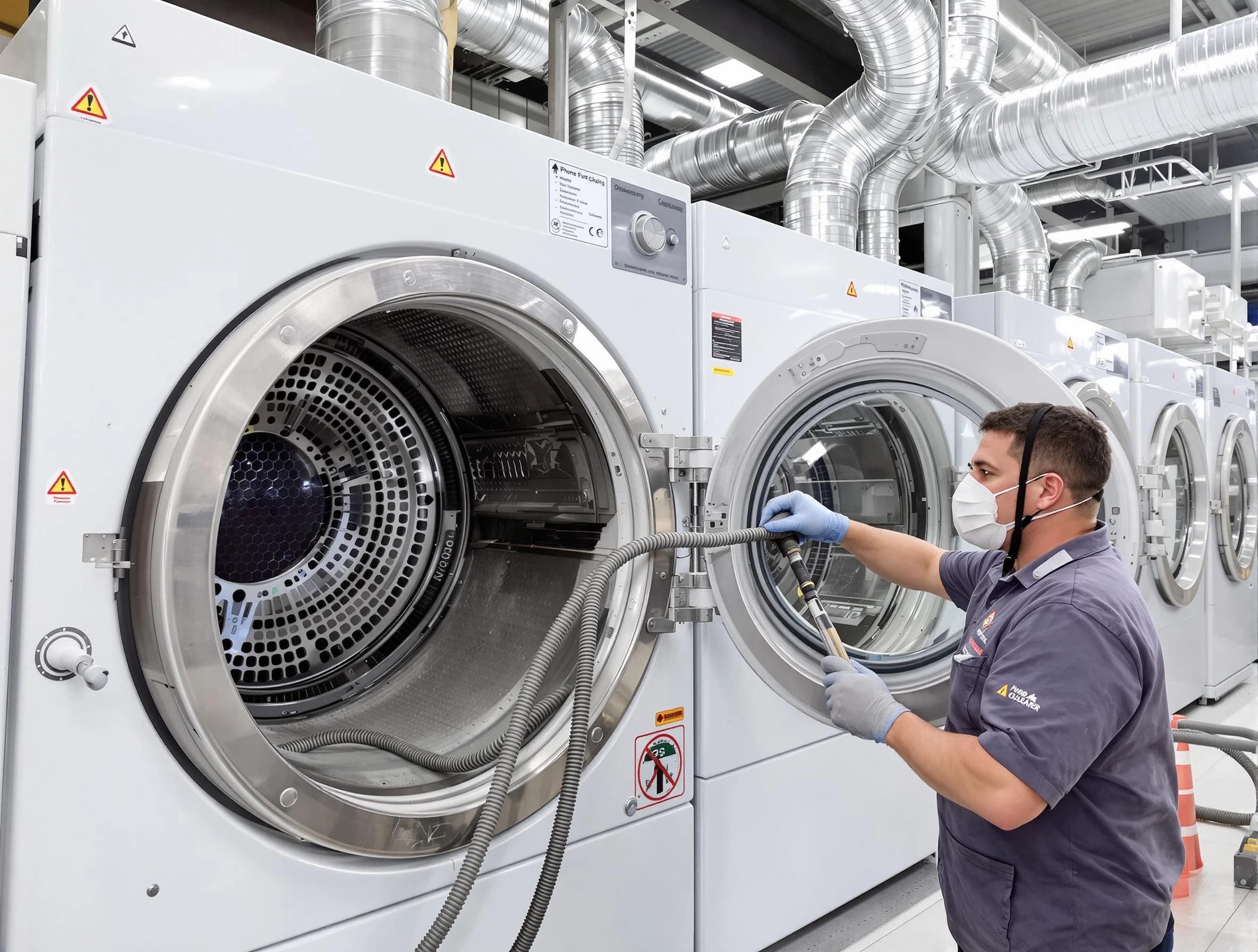 Industrial-grade dryer vent cleaning by Mansfield Dryer Vent Cleaning in Mansfield