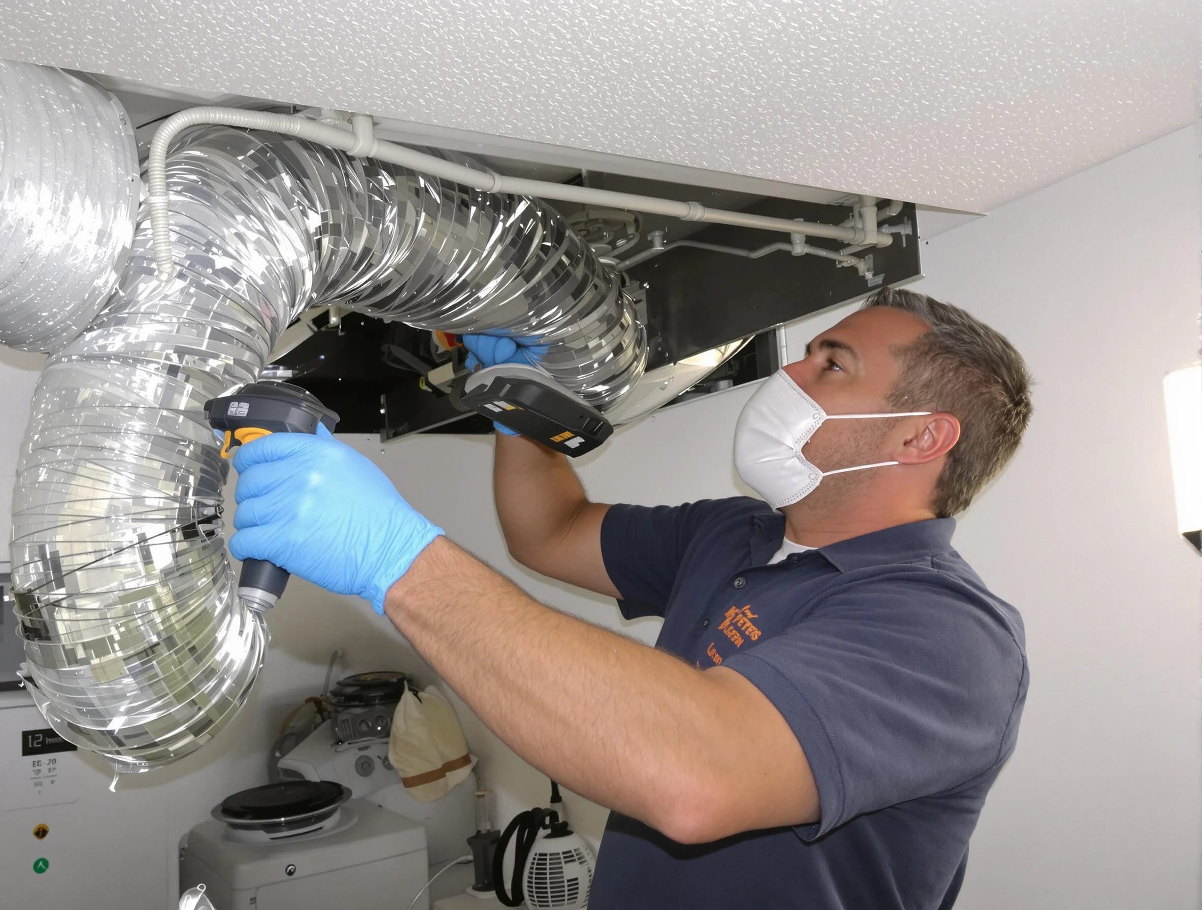 Mansfield Dryer Vent Cleaning professional performing thorough residential dryer vent cleaning in Mansfield