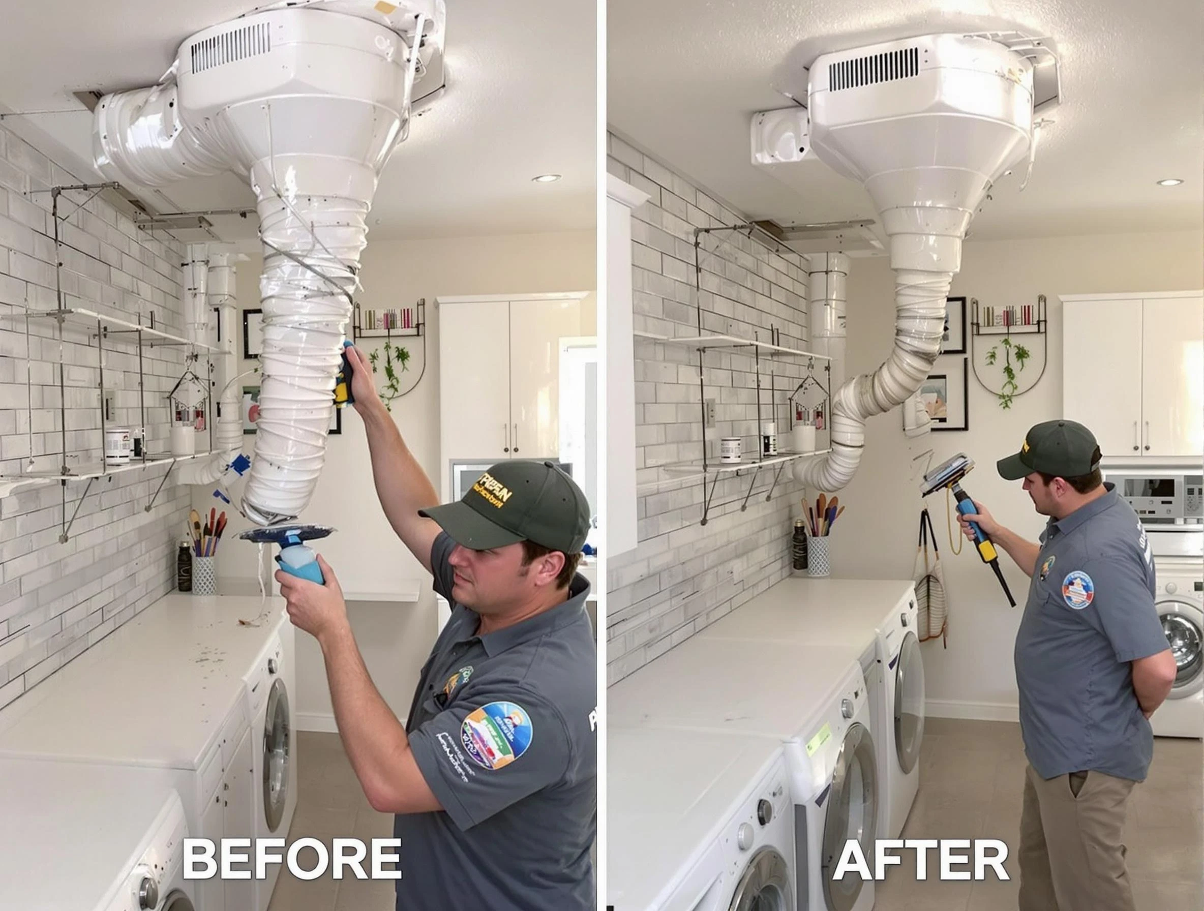 Professional dryer exhaust vent cleaning by Mansfield Dryer Vent Cleaning in Mansfield