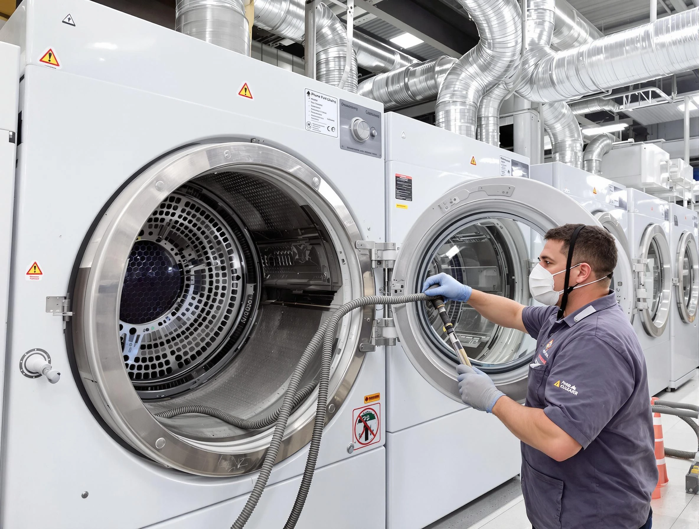 Industrial-grade dryer vent cleaning by Mansfield Dryer Vent Cleaning in Mansfield