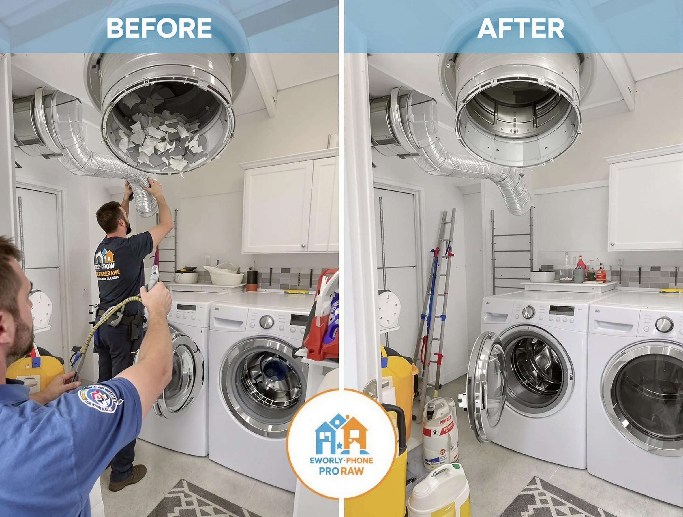 Residential dryer vent cleaning by Mansfield Dryer Vent Cleaning in Mansfield